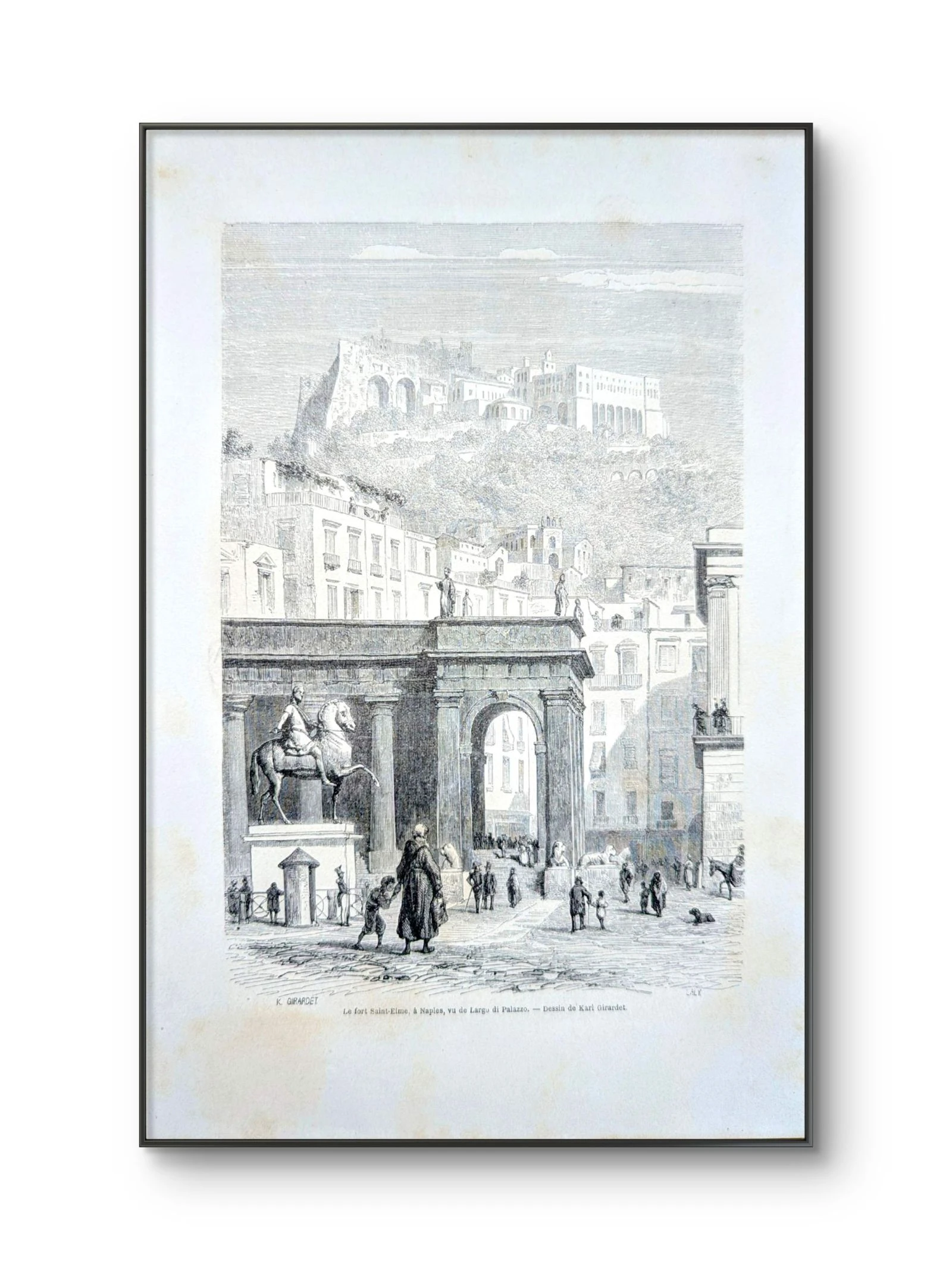 Castel Sant'Elmo, Nápoles. Impresso em 1861. – photo 10